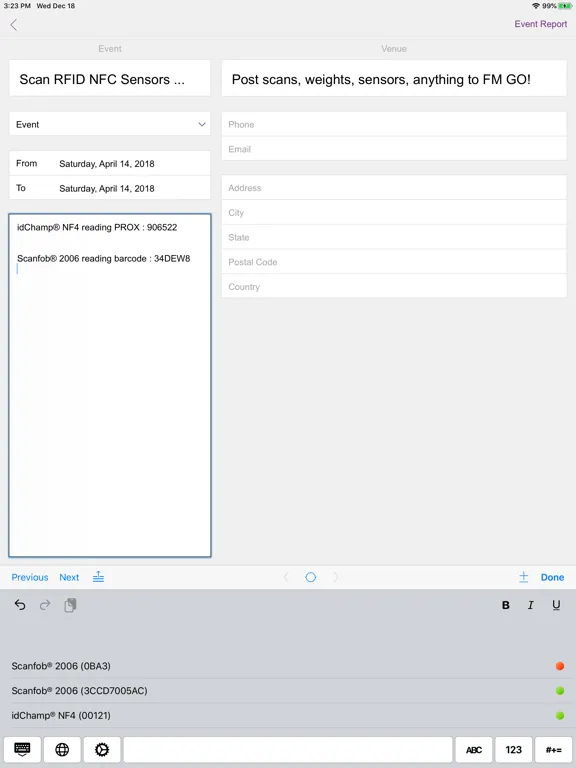 Tangkapan layar SerialMagic Pro iPad 