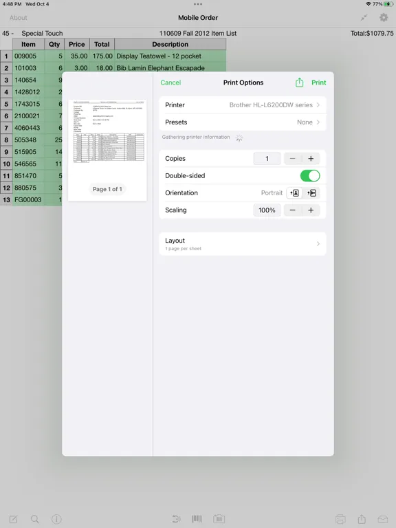 صور Cloud-In-Hand® Mobile Order iPad 