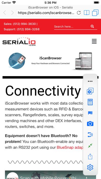 iScanBrowser应用截图