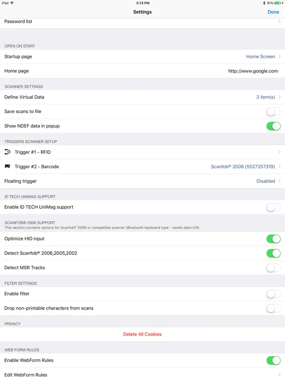 تصاویر iScanBrowser Pro iPad 