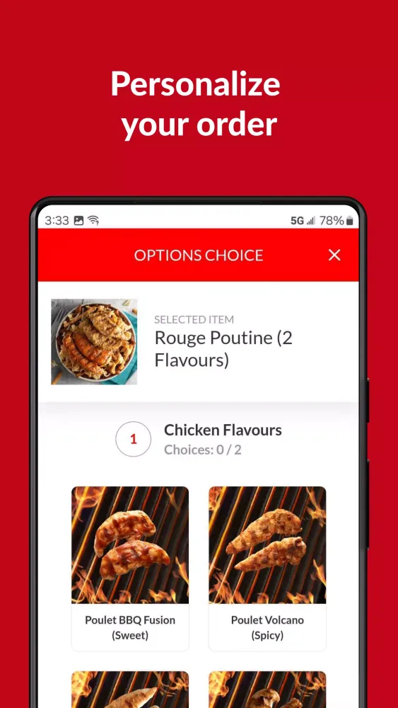 Zrzuty ekranu Poulet Rouge