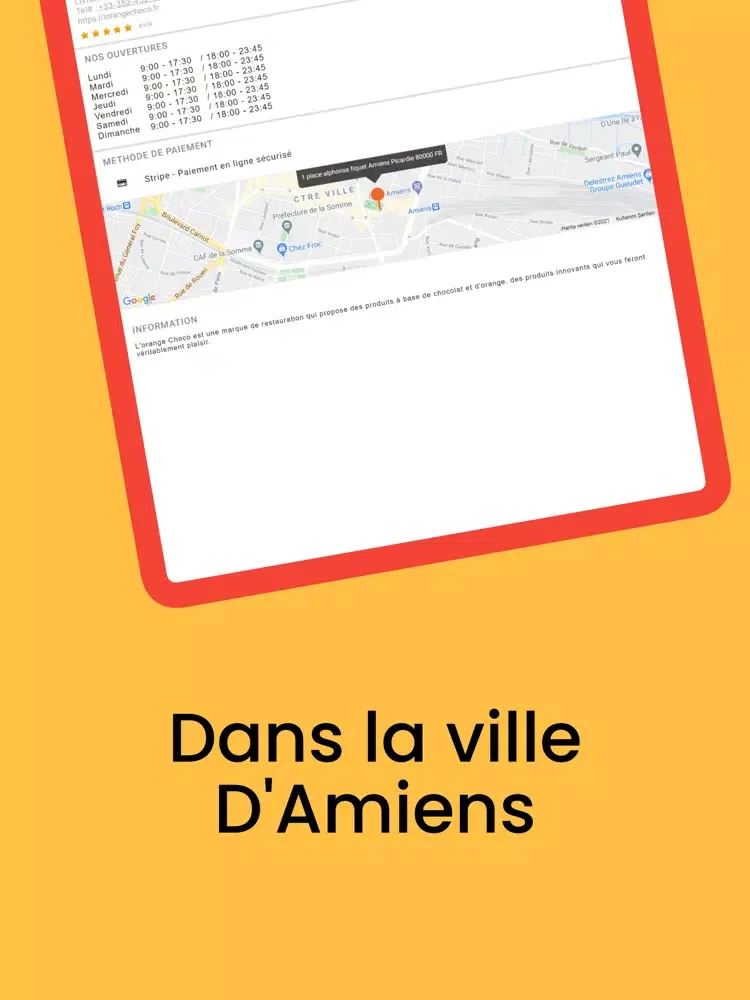 Restos Amiens iPad  Screenshots