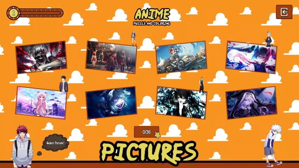 Скриншоты Anime Colorings