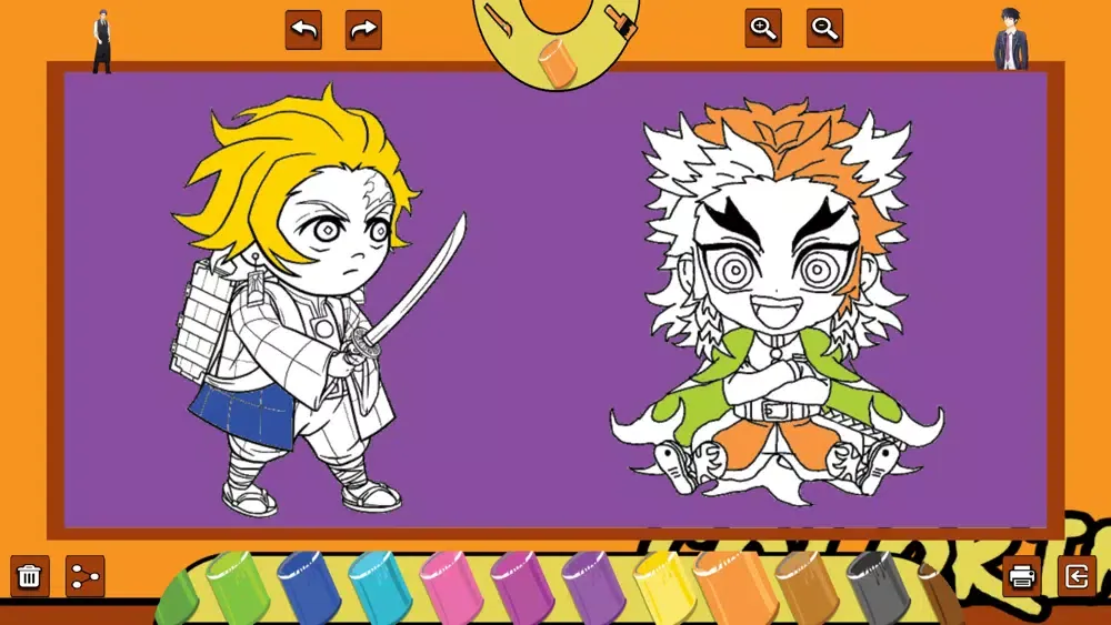 Скриншоты Anime Colorings