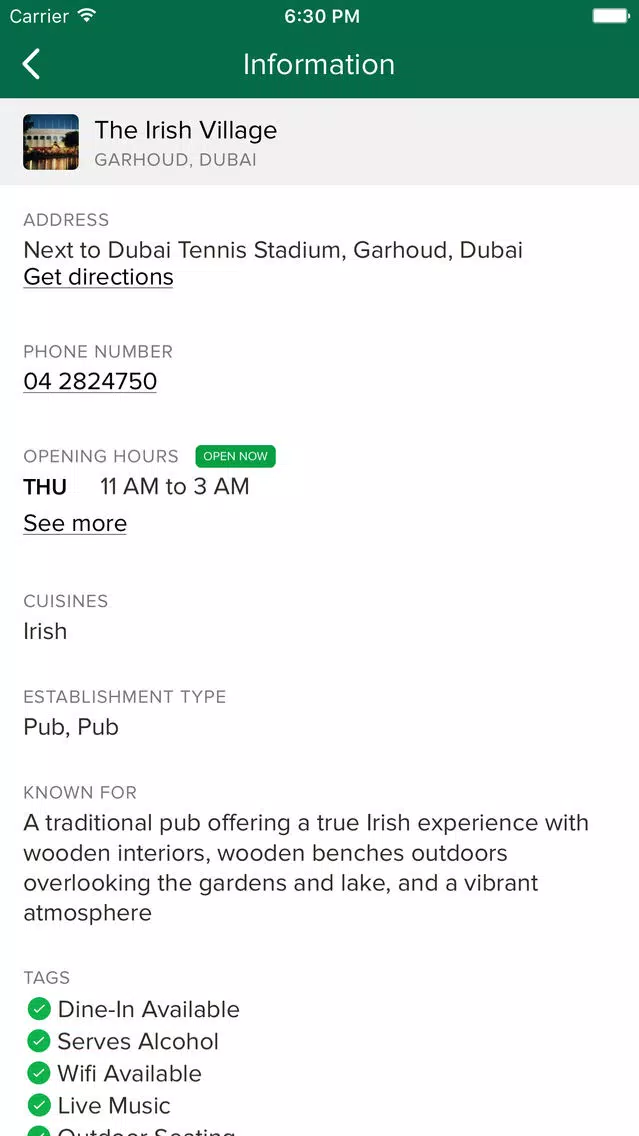 ภาพหน้าจอของ The Irish Village
