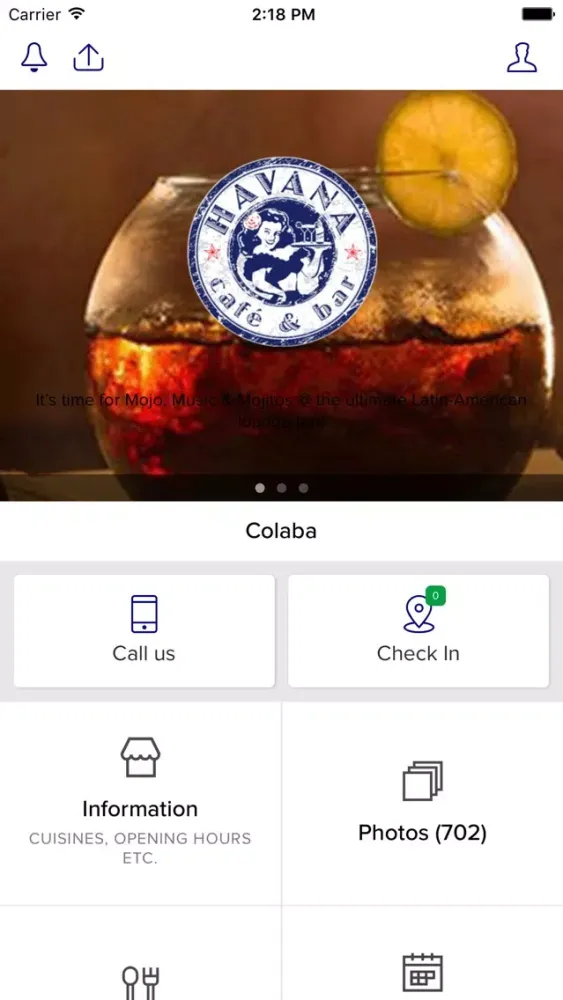 Havana CafÃ© & Bar应用截图