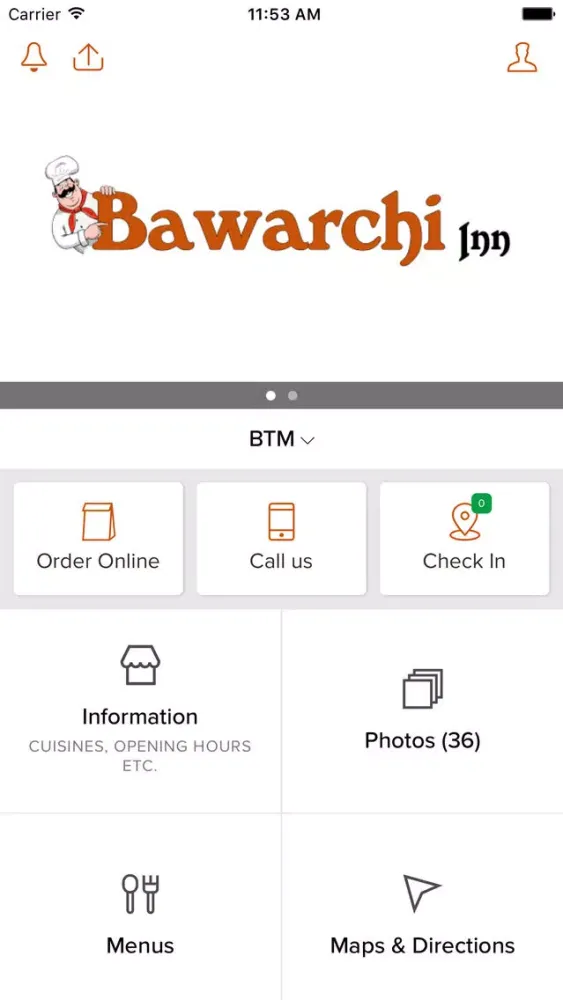Tangkapan layar Bawarchi Inn