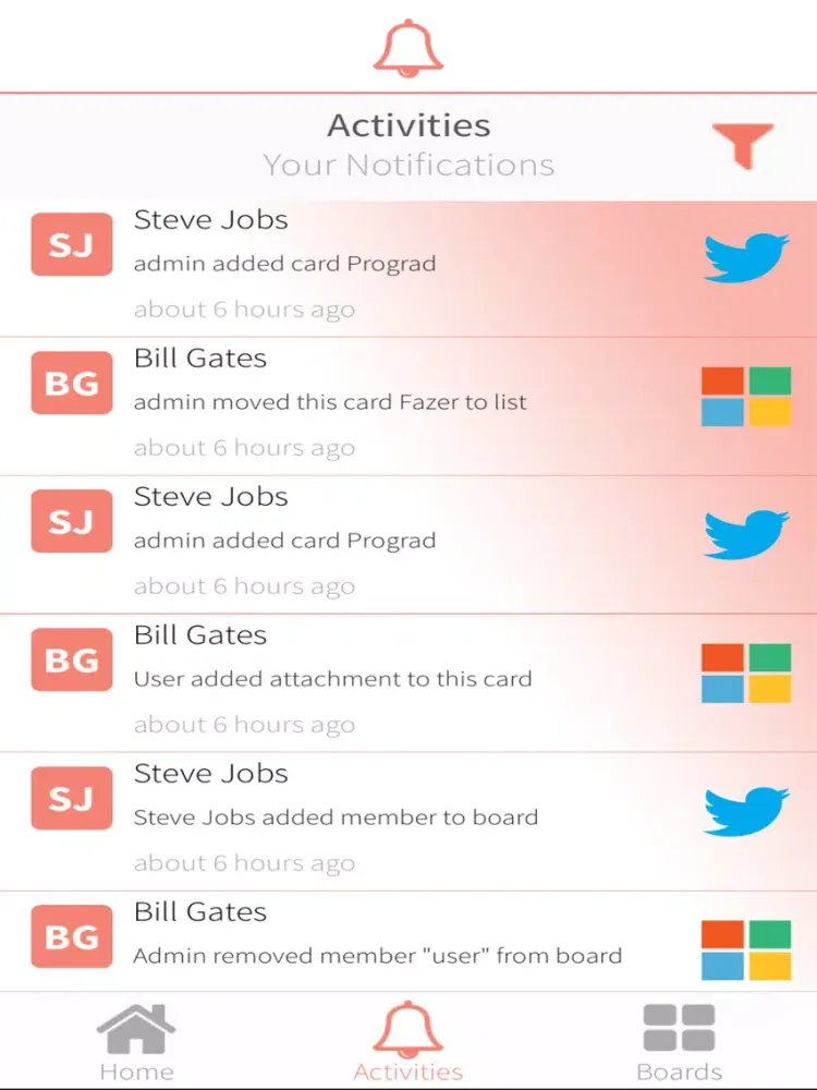 MyRestyaboards iPad  Screenshots