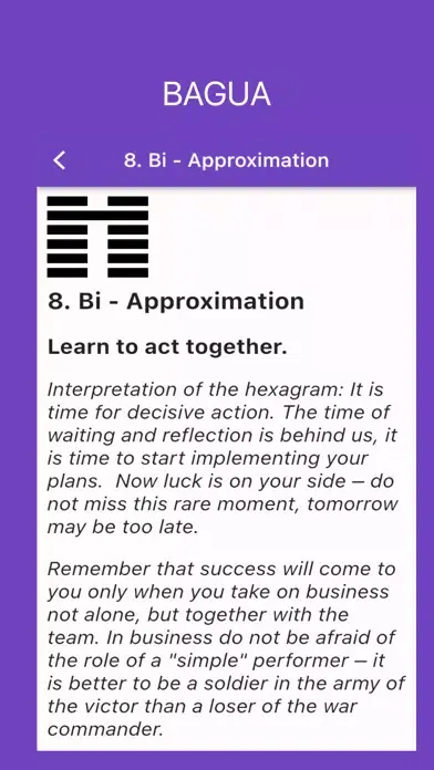 Bagua, Yi Jing divinations Screenshots