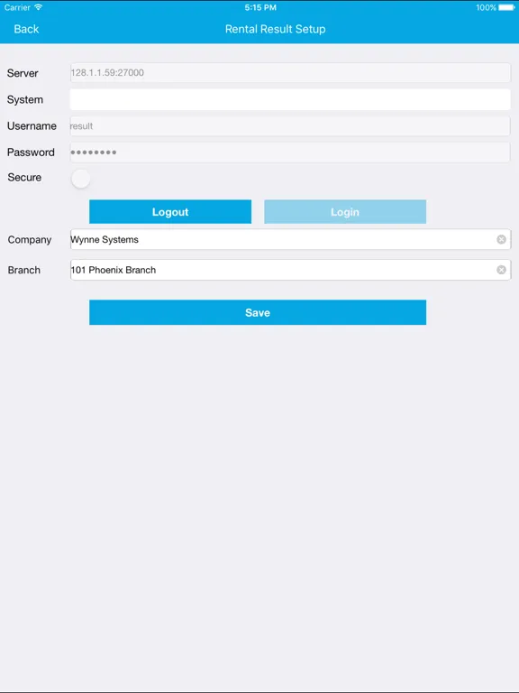 RentalResult DV iPad  سکرین شاٹس