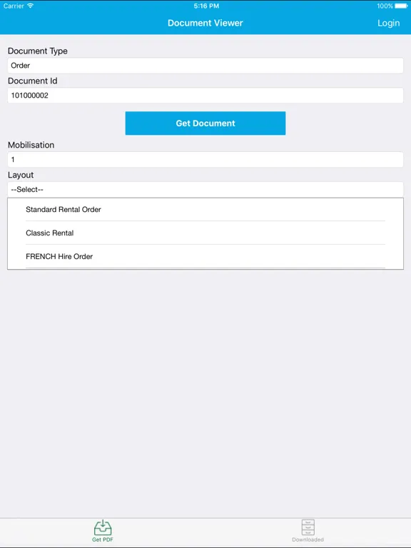 RentalResult DV iPad  سکرین شاٹس