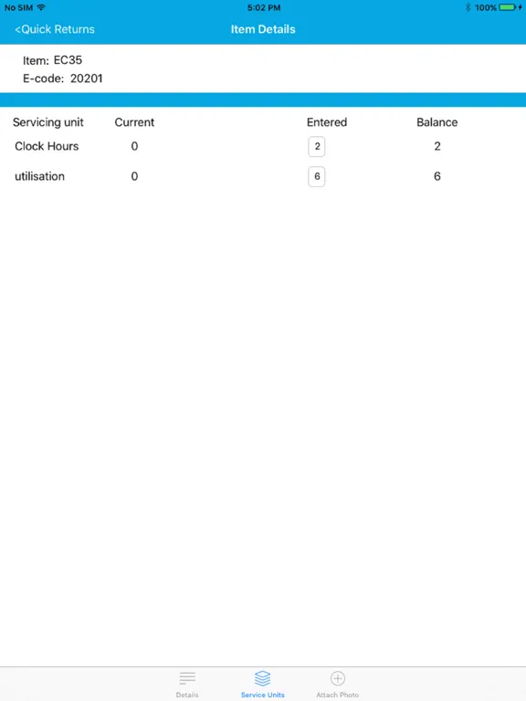 RentalResult QRv2 iPad  Screenshots