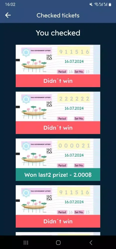 تصاویر Check Thai Lottery QR 2025