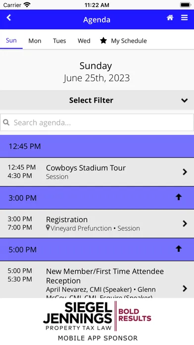 IPT Events 스크린샷