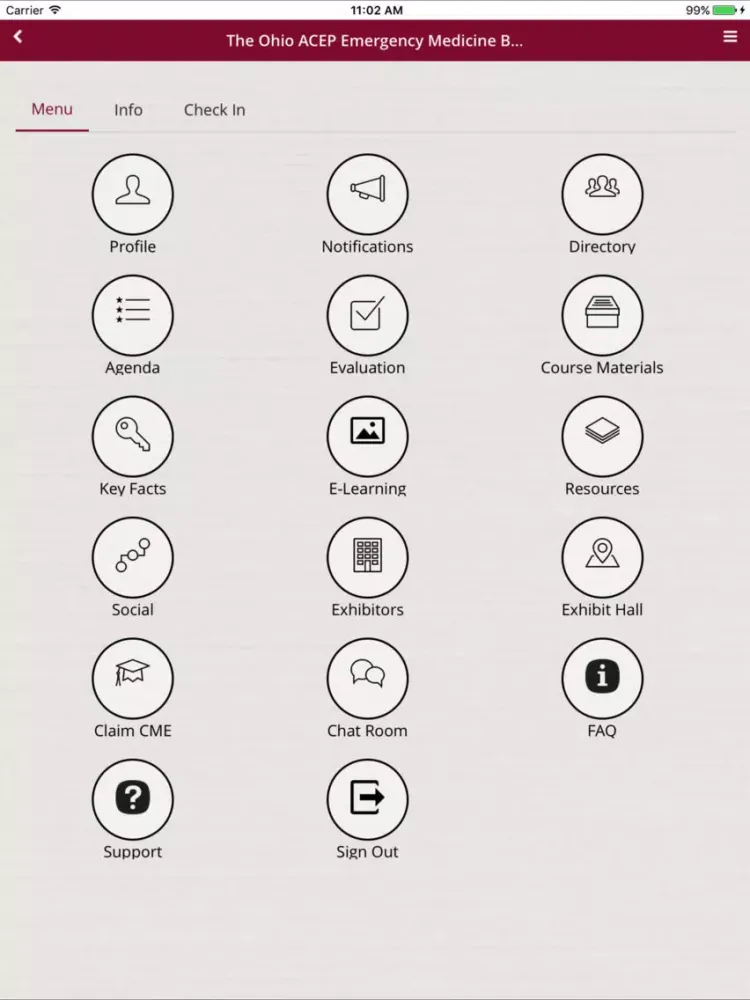 Ohio ACEP iPad  স্ক্রিনশট