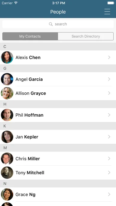 SIR Connect スクリーンショット