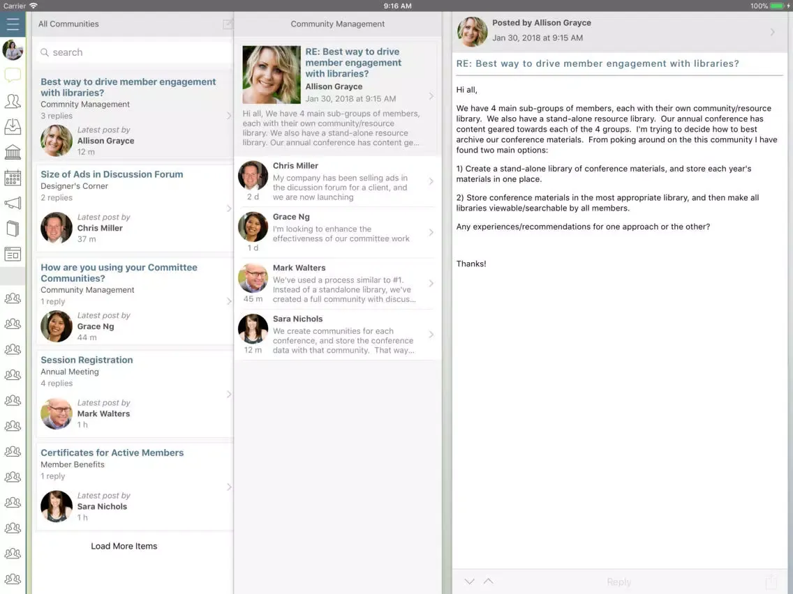 ArkBar Community Exchange iPad  Ekran Görüntüleri