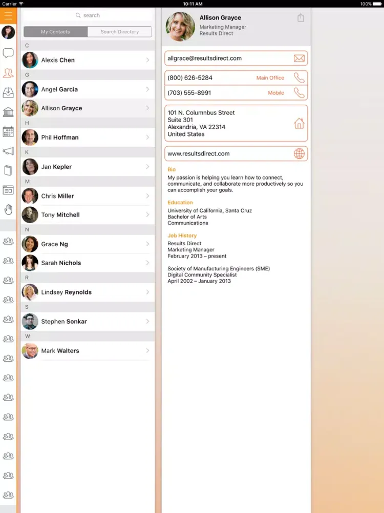 ASAE Collaborate iPad  سکرین شاٹس