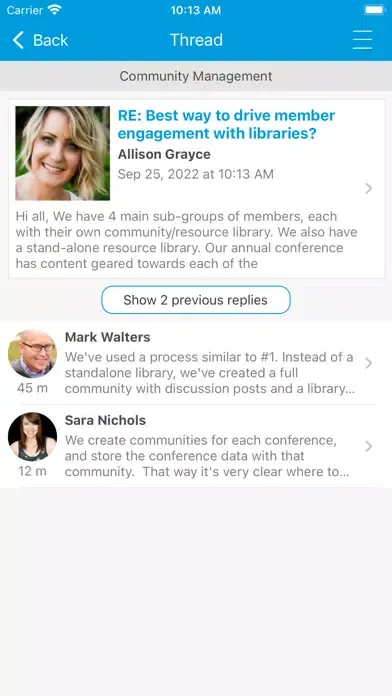 Screenshot di AWHONN Online Community