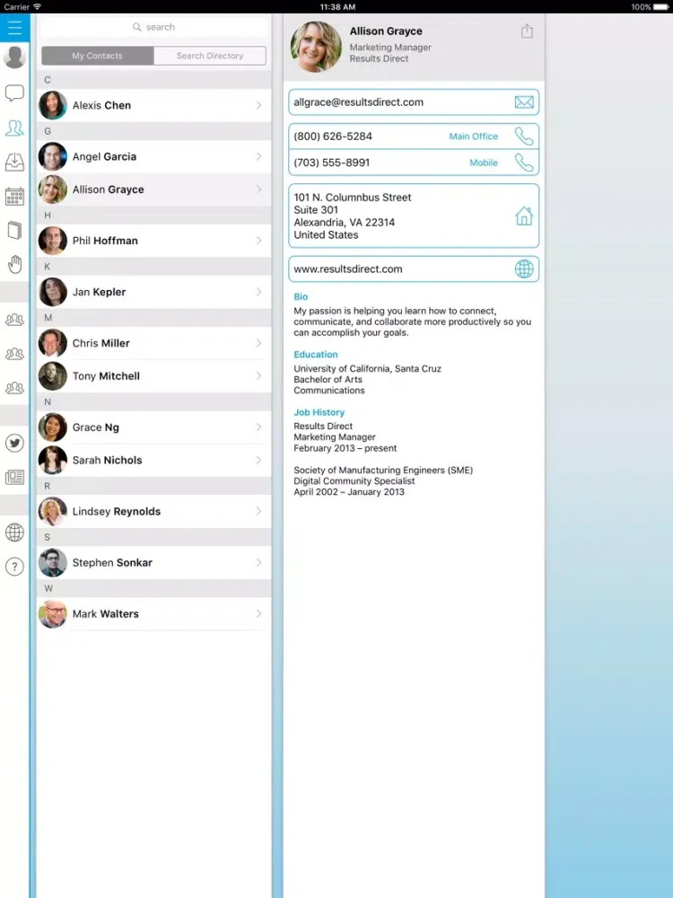 Future Earth Open Network iPad  سکرین شاٹس