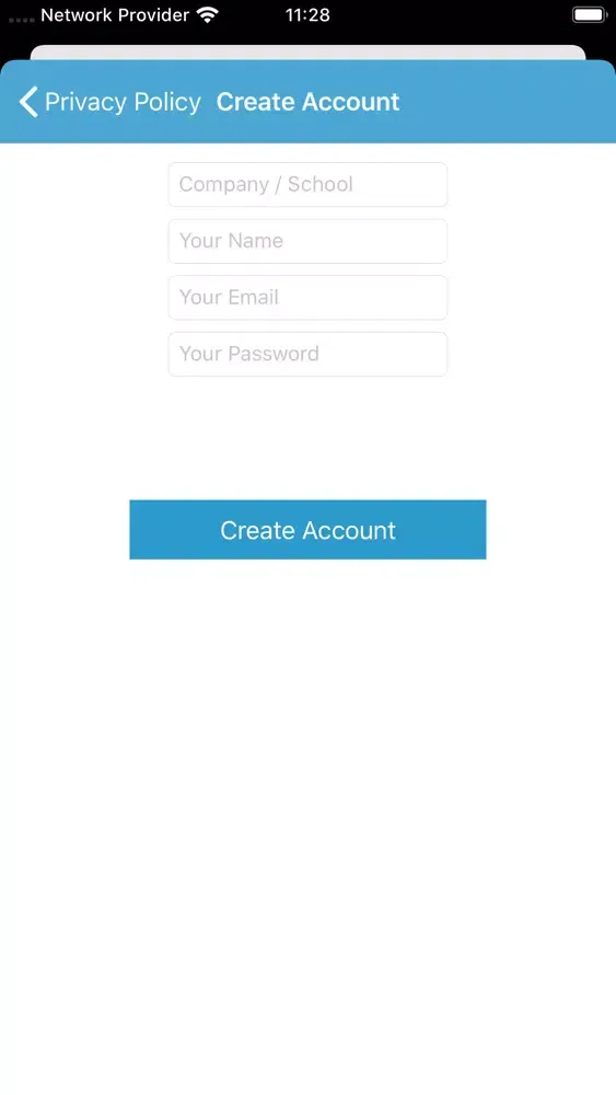 Screenshot di Action Help Desk