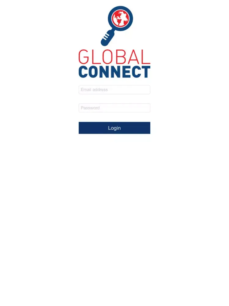 ภาพหน้าจอของ SAM Global Connect iPad 