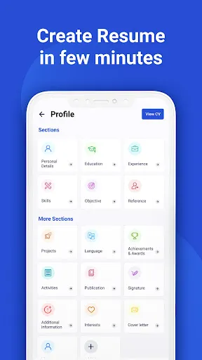 Resume Builder & CV Maker Screenshots