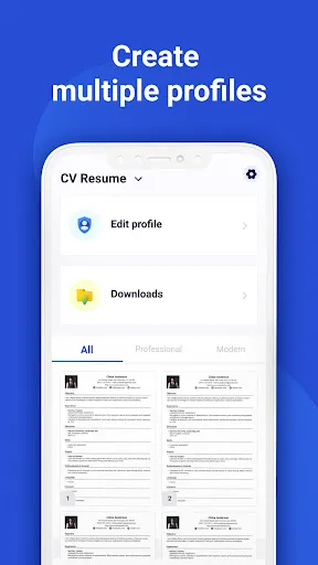 Resume Builder & CV Maker Screenshots