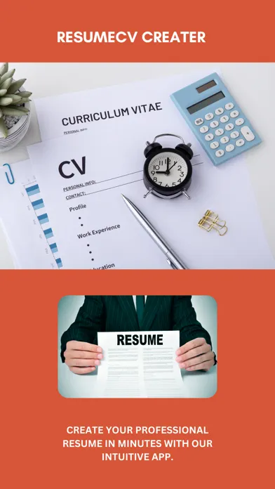 Capturas de pantalla de ResumeCV Creater