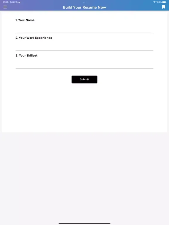 ภาพหน้าจอของ Resumely-ChatAi Resume Builder iPad