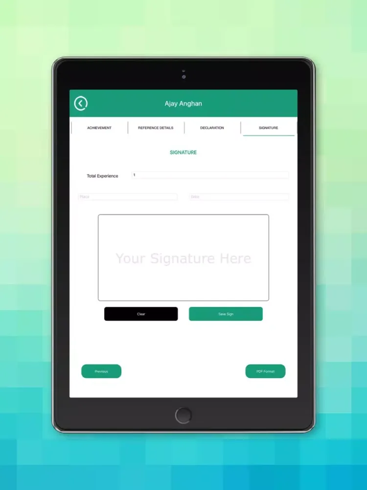 Resume Creator! iPad  Ekran Görüntüleri