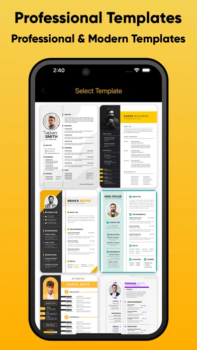 Zrzuty ekranu CV Maker - Resume Creator