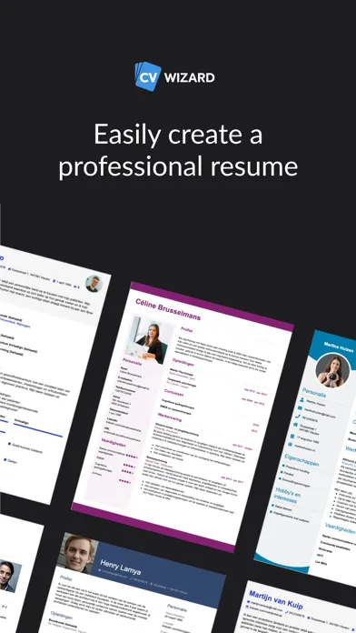 CVwizard: Online CV maker應用截圖
