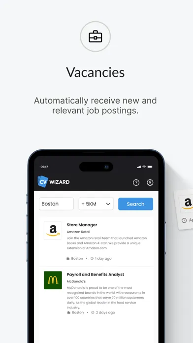 CVwizard: Online CV maker應用截圖