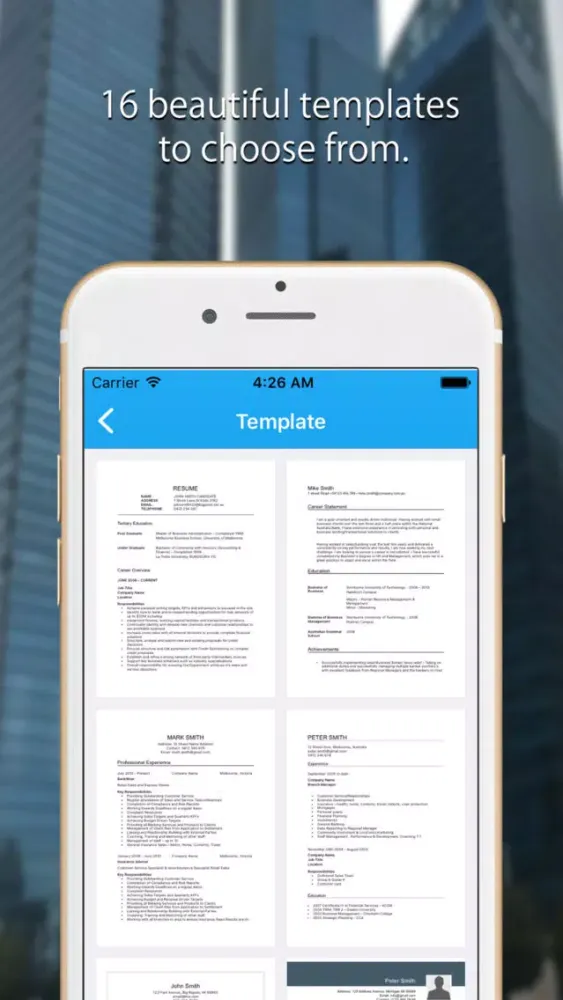Resume Builder: CV Template Ekran Görüntüleri