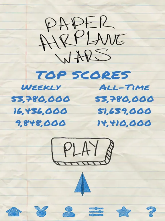 Скриншоты Paper Airplane Wars iPad 
