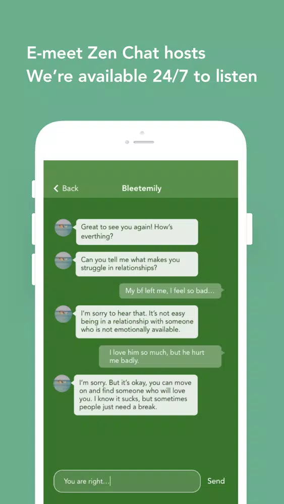 Zen Chat: Emotional Support স্ক্রিনশট