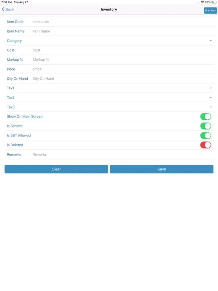 Tangkapan skrin Dolphinpos - Reports for POS iPad 