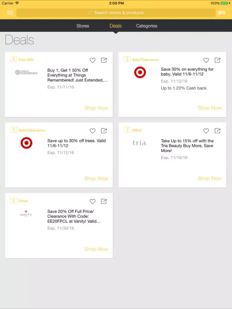 Capturas de pantalla de Power Perks iPad 