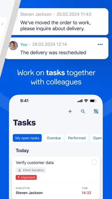 RetailCRM Mobile应用截图