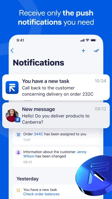 RetailCRM Mobile应用截图
