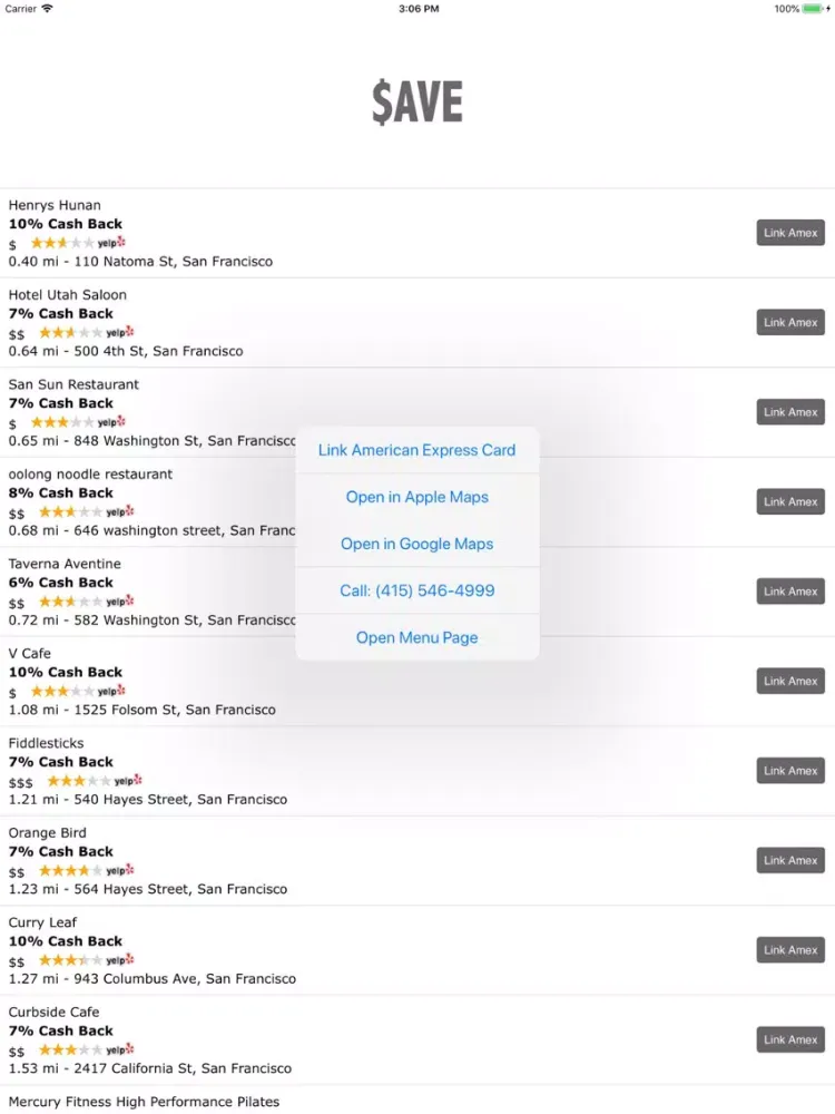 Скриншоты SAVE ALERTS - in-store rewards iPad 