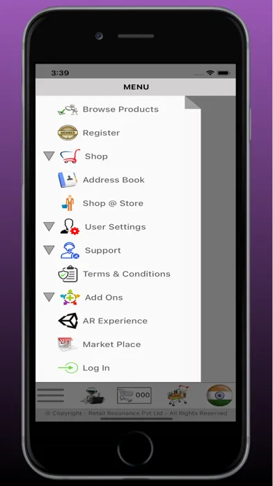 RetailResonance-Customer Ekran Görüntüleri