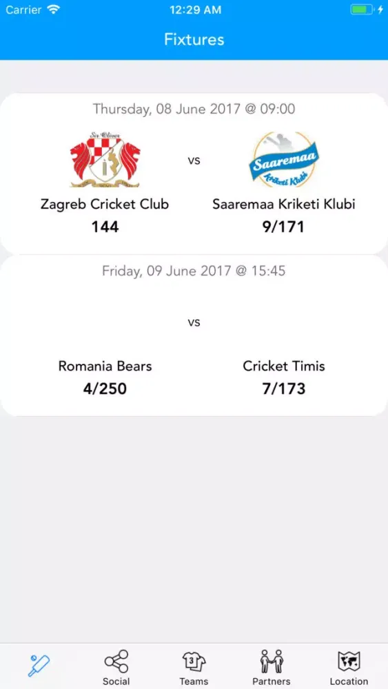 Capturas de pantalla de Mediterranean Cricket League