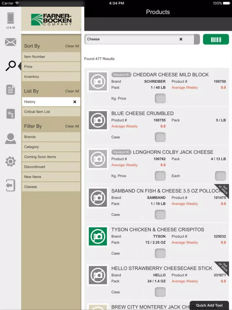 Zrzuty ekranu Farner-Bocken Company - eMobile iPad 