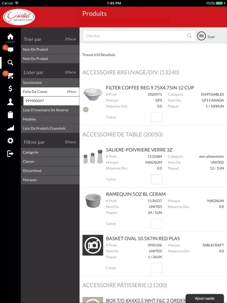 URS Connect Mobile FR iPad  Ekran Görüntüleri