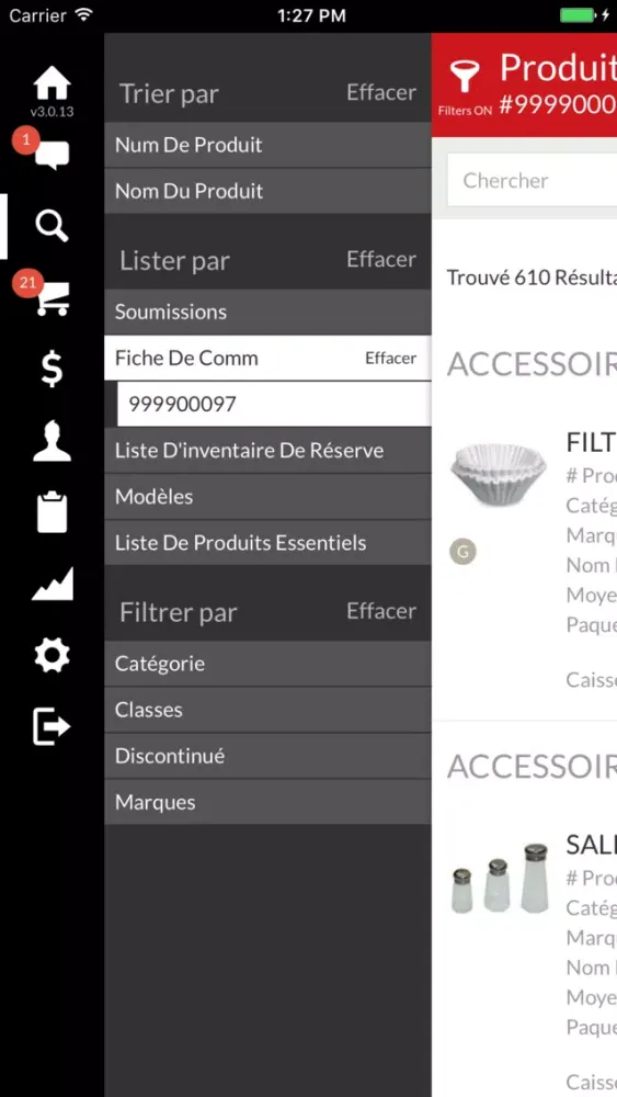 URS Connect Mobile FR Ekran Görüntüleri