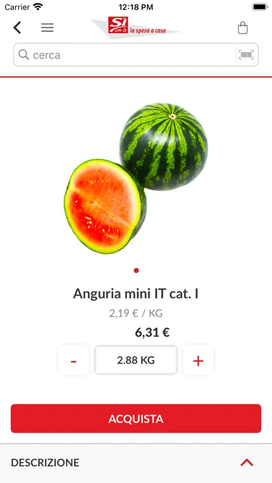 Tangkapan skrin Sì con Te - La spesa a casa