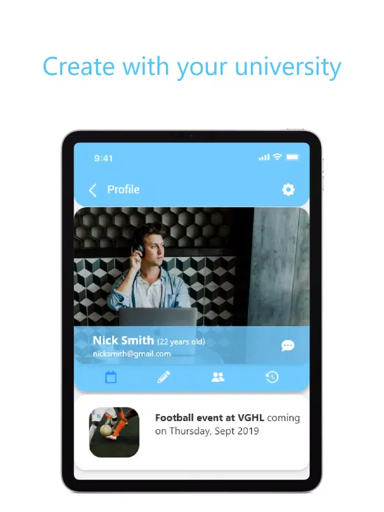 Capturas de tela do Offen - Create & discover even iPad 
