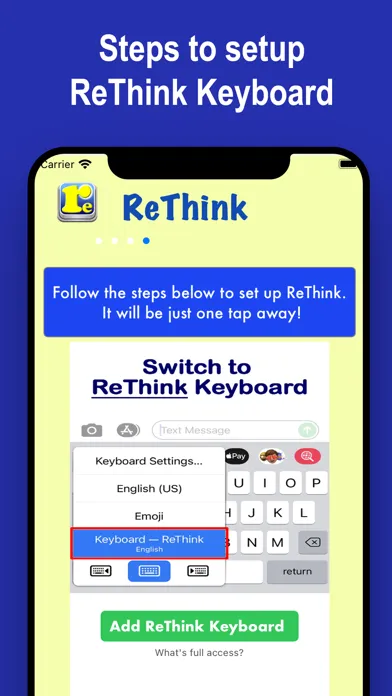 Ảnh chụp màn hình của ReThink - Stop Cyberbullying